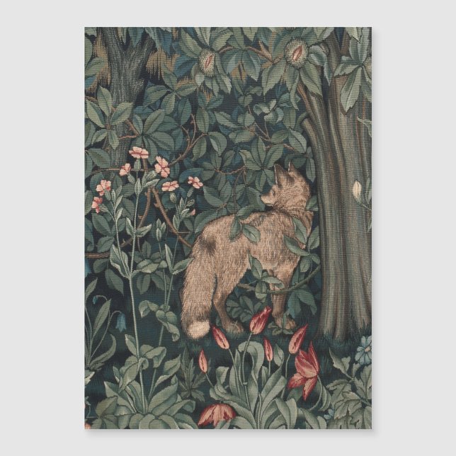 William Morris Greenery Fox Willife (Frente)