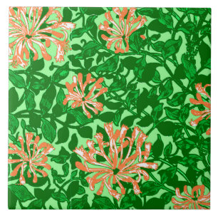 William Morris Honeysuckle, Peach e Green