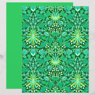 William Morris Hyacinth Impressão, Emerald Green