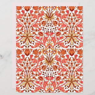 William Morris Hyacinth Impressão, Orange e Beige