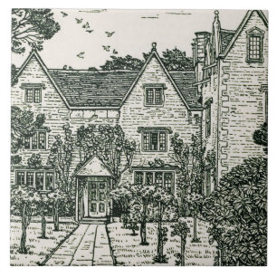 William Morris - ilustração de seu casa 1893