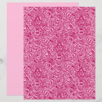 William Morris Indian, Fuchsia e Pastel Pink