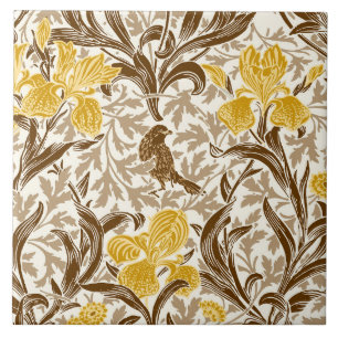 William Morris Irises, Mostarda Dourada, Brown & B