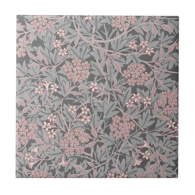 William * Morris Jasmine Pink e Cinzas (Frente)