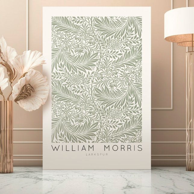 William Morris Larkspur Wall Art Impressão (Criador carregado)
