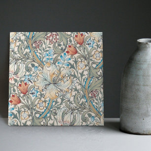 William Morris Lily Art Nouveau Padrão Floral Cer