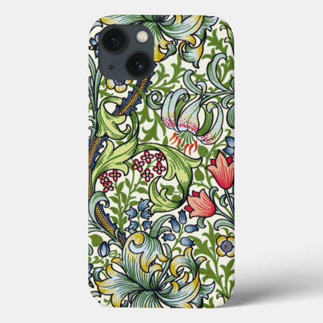 William Morris Lily Chintz Pattern iPad Air Case (Verso)