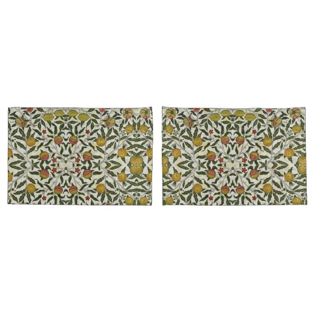 William Morris Linda Fruta Flores Vermelhas (Verso - conjunto)