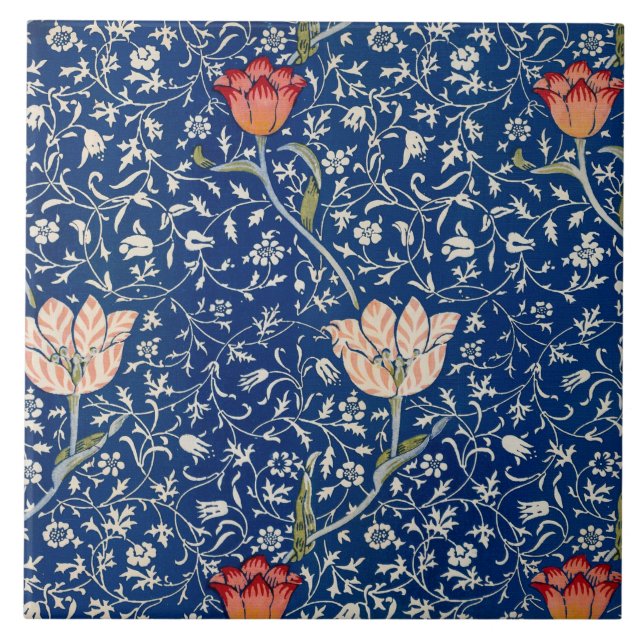 William Morris Medway Blue Floral (Frente)