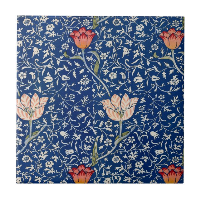 William Morris Medway Blue Floral (Frente)