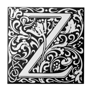 William Morris Monogrammed - Letra Z