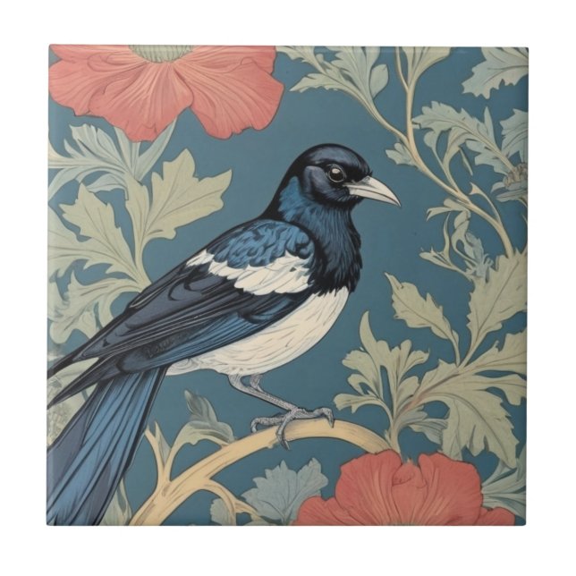 William Morris no estilo Face direita para Magpie  (Frente)