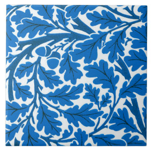 William Morris Oak deixa, Sapphire Blue e White