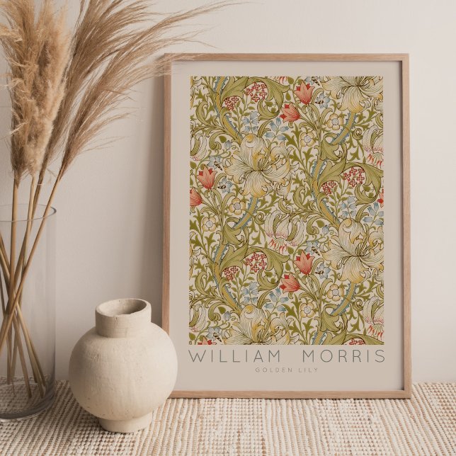 William Morris Ouro Lily Wall Art Impressão (Criador carregado)