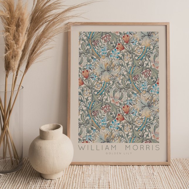 William Morris Ouro Lily Wall Art Impressão (Criador carregado)