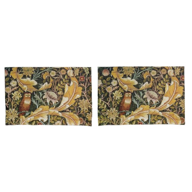 William Morris Owl an Acanthus (Frente - conjunto)