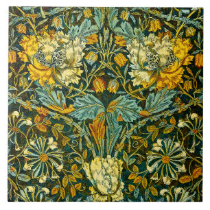 William Morris - Padrão Floral Antiquado de Honeys
