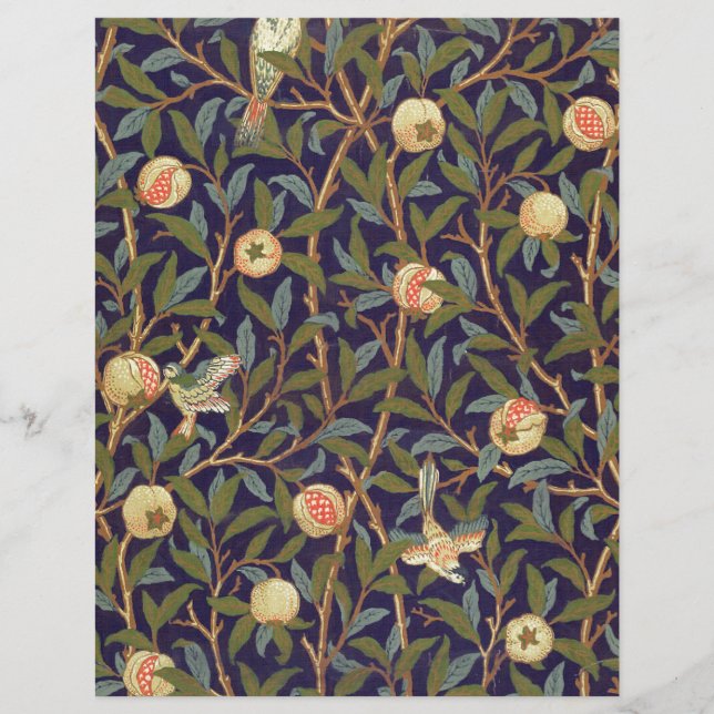 William Morris Pássaro e Romã (Frente)