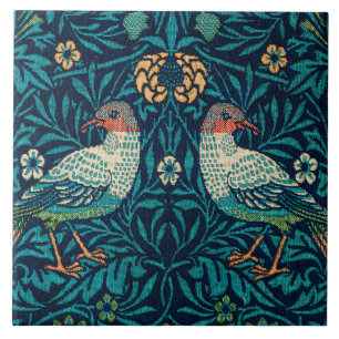 William Morris - Pássaros e Padrão Floral