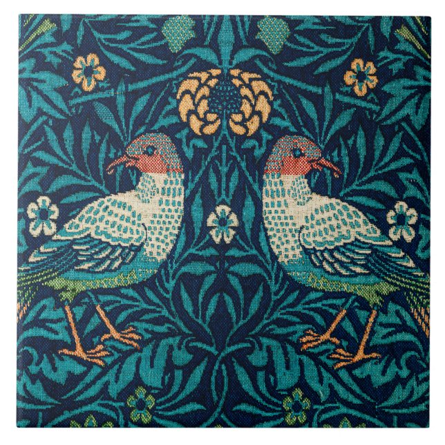 William Morris - Pássaros e Padrão Floral (Frente)