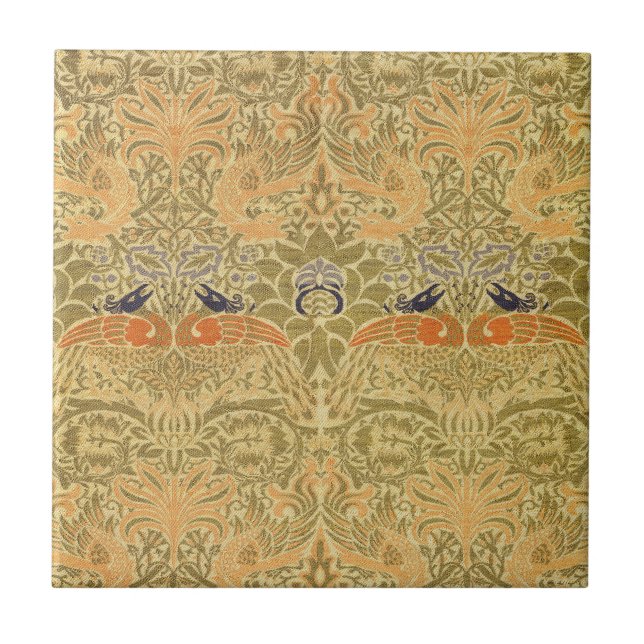 William Morris Peacock & Dragon Arts & Artesanatos (Frente)