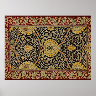William Morris Persian Carpet Art Impressão