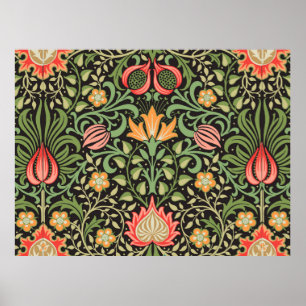 William Morris Persian Carpet Art Impressão Desig
