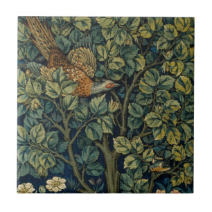 William Morris Pheasant Bird Tree Woodland
