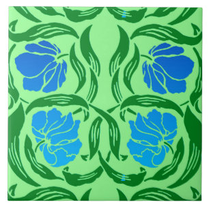 William Morris Pimpernel, Azul e Verde limão