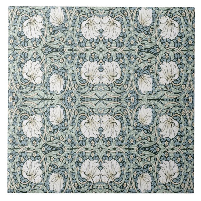 William Morris Pimpernel Blue (Frente)