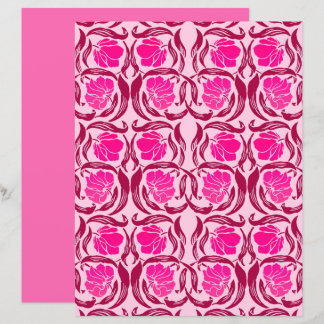 William Morris Pimpernel, Fuchsia e Rosas claro