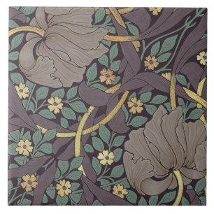 William Morris Pimpernel Vintage Padrão Cerâmico T