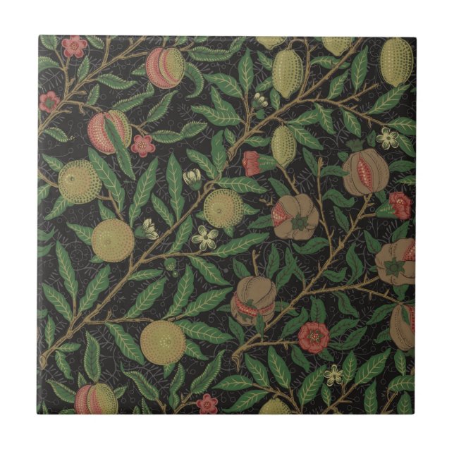 William Morris Pomegranate Fruta clássica (Frente)