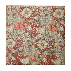 William Morris Primavera Compton Flower Vermelho