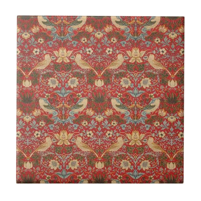 William Morris Red Strawberry Thef (Frente)