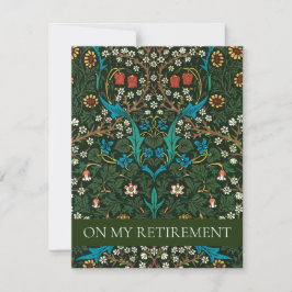 WILLIAM MORRIS RETIREMENT CONVITE DE FESTAS