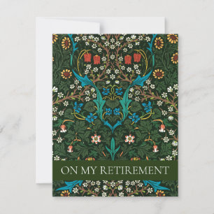 WILLIAM MORRIS RETIREMENT CONVITE DE FESTAS