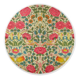 William Morris Rosa Floral Chintz Rosa