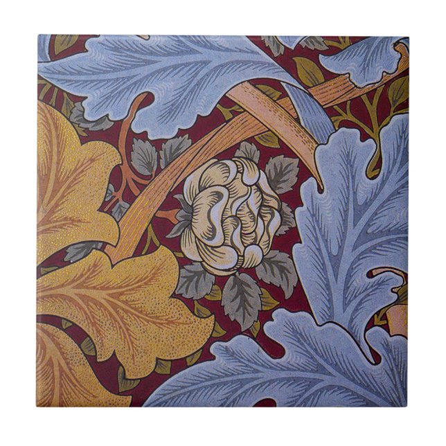 William Morris Rua James Acanthus Wallpaper (Frente)