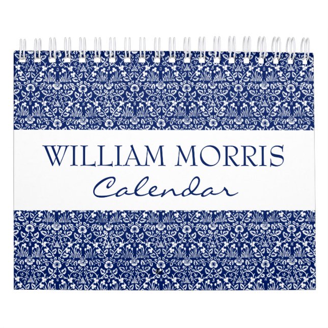 William Morris sobre o calendário das paredes flor (Capa)