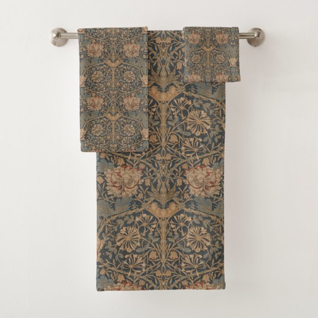 William Morris sobre o Conjunto de Toalhas de Bath (Insitu)