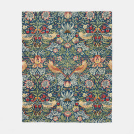 William Morris Strawberry fleece cobertor