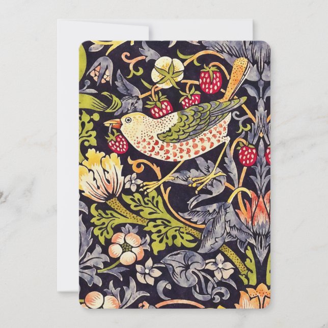 William Morris Strawberry Thef Floral Art Nouveau (Frente)