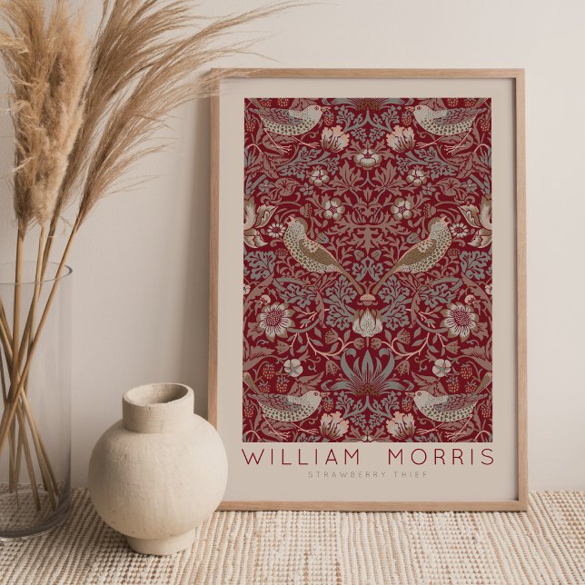 William Morris Strawberry Thef Wall Art Poster (Criador carregado)