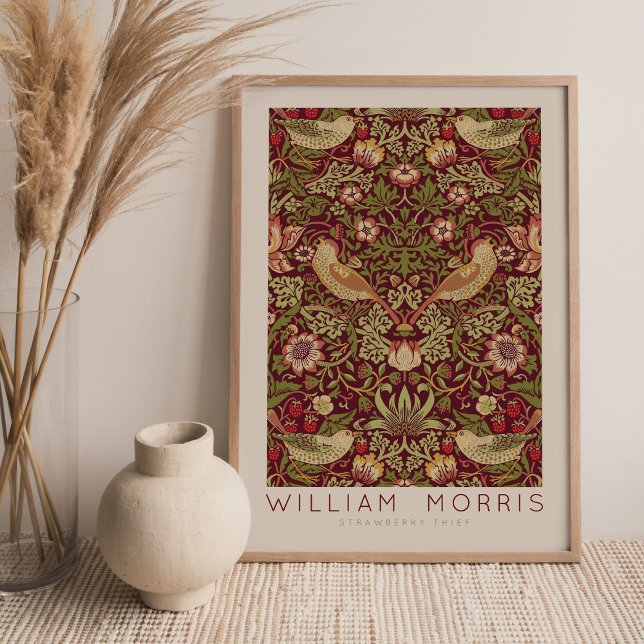 William Morris Strawberry Thef Wall Art Poster (Criador carregado)