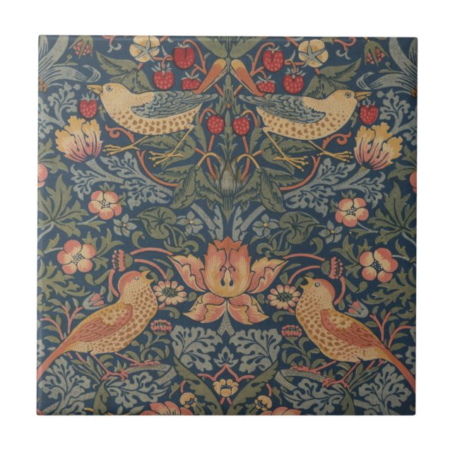William Morris Strawberry Theves Birds (Frente)