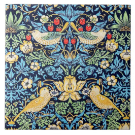 William Morris Strawberry Thief Azulejo cerâmico.