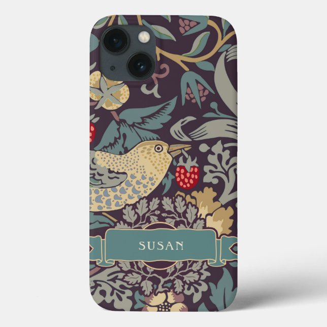 William Morris Strawberry Thief Case-Mate iPhone (Verso)