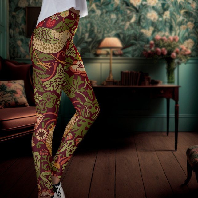 William Morris Strawberry Thief Leggings (Criador carregado)