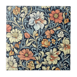 William Morris style floral acanthus pattern